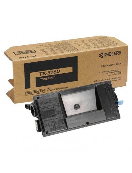 Kyocera TK-3160 Toner Kartuşu - Muadil Siyah Toner | Yüksek Baskı Kalitesi