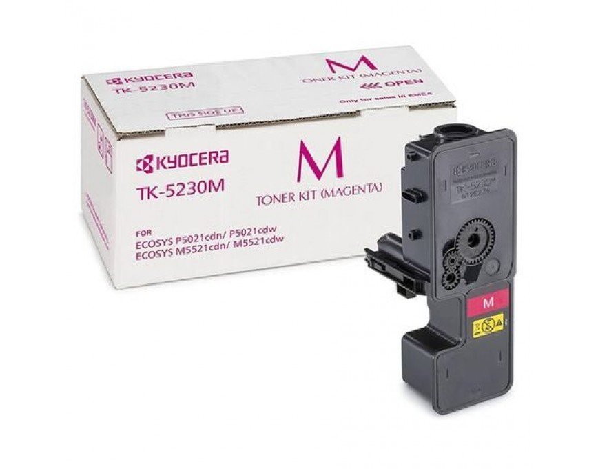 Kyocera TK-5230 Toner Kartuşu – Muadil Magenta Toner Kyocera TK-5230 Toner Kartuşu – Muadil Magenta Toner