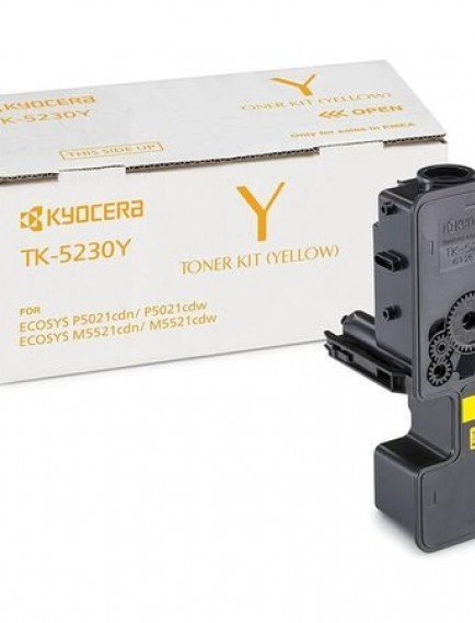 Kyocera TK-5230 Toner Kartuşu – Muadil Yellow, Canlı ve Net Baskı Kalitesi