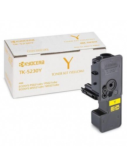 Kyocera TK-5230 Toner Kartuşu – Muadil Yellow, Canlı ve Net Baskı Kalitesi