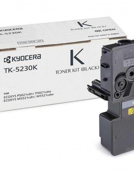 Kyocera TK-5230 Toner Kartuşu – Muadil Siyah, Canlı ve Net Baskı Kalitesi