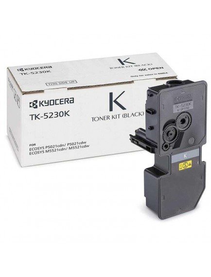 Kyocera TK-5230 Toner Kartuşu – Muadil Siyah, Canlı ve Net Baskı Kalitesi