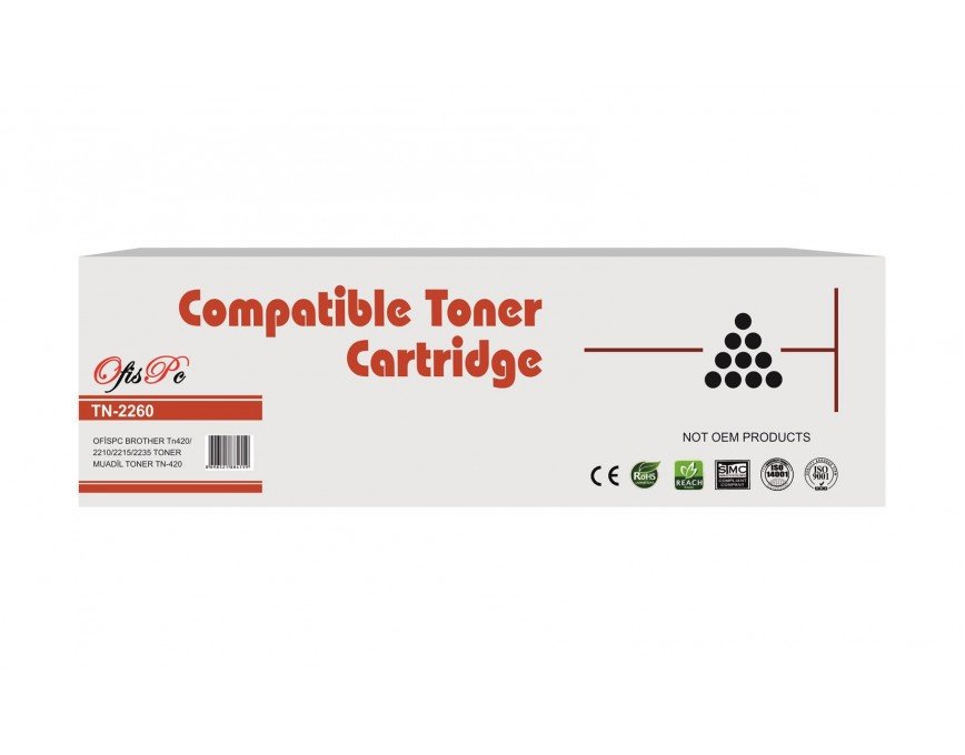OfisPc Brother TN420/2210/2215/2235/2260 Muadil Toner HL-2240/2250/2270 DCP-7060/7065 MFC-7290/7360 OfisPc Brother TN420/2210/2215/2235/2260 Muadil Toner HL-2240/2250/2270 DCP-7060/7065 MFC-7290/7360