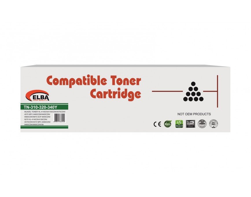 OfisPc Brother TN-340Y Muadil Sarı Toner TN-310Y/TN-320Y 4150/4570/9460/9560 OfisPc Brother TN-340Y Muadil Sarı Toner TN-310Y/TN-320Y 4150/4570/9460/9560